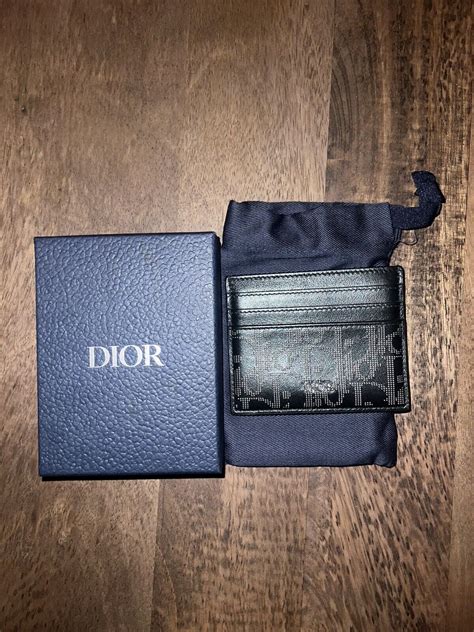 dior mens card case|christian Dior card case.